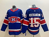 Canadiens 15 Jesperi Kotkaniemi Blue 2020-21 Reverse Retro Adidas Jersey,baseball caps,new era cap wholesale,wholesale hats